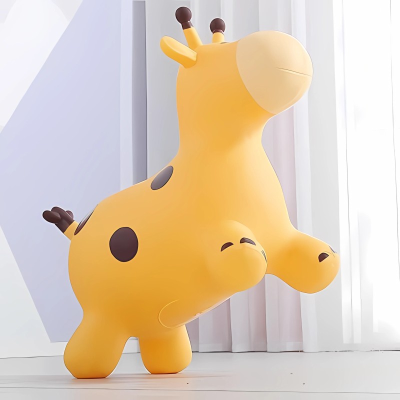 WOOPIE Gumené Zvieratko na Skákanie - Žltá Žirafa