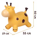 WOOPIE Gumené Zvieratko na Skákanie - Žltá Žirafa