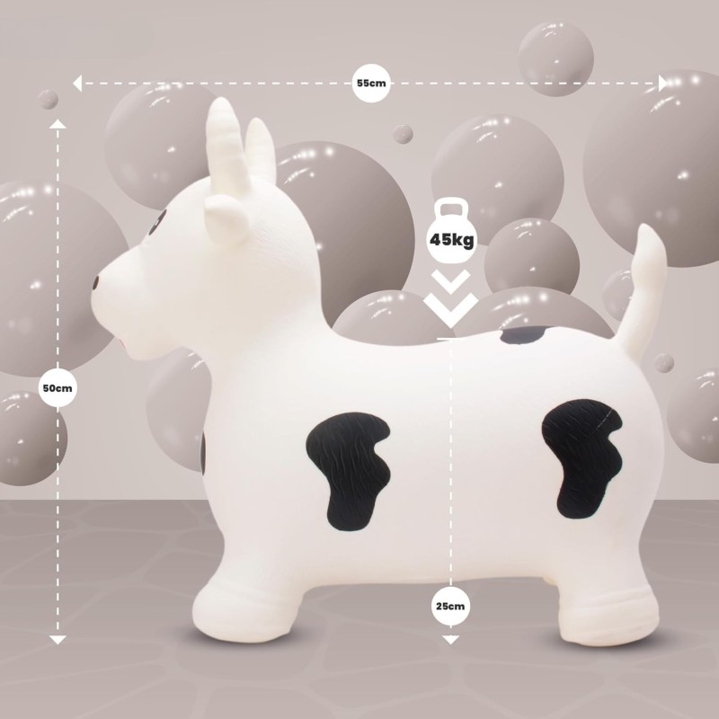 WOOPIE Gumené Zvieratko na Skákanie - Kravička