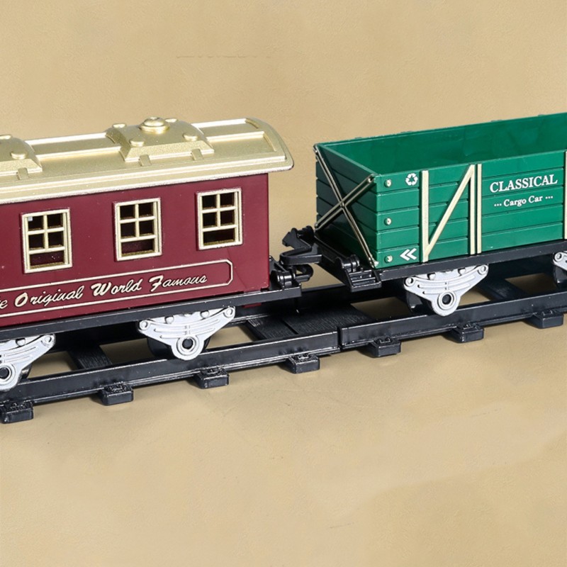 WOOPIE Klasický Vláčik - Parná Lokomotíva XXL Dráha