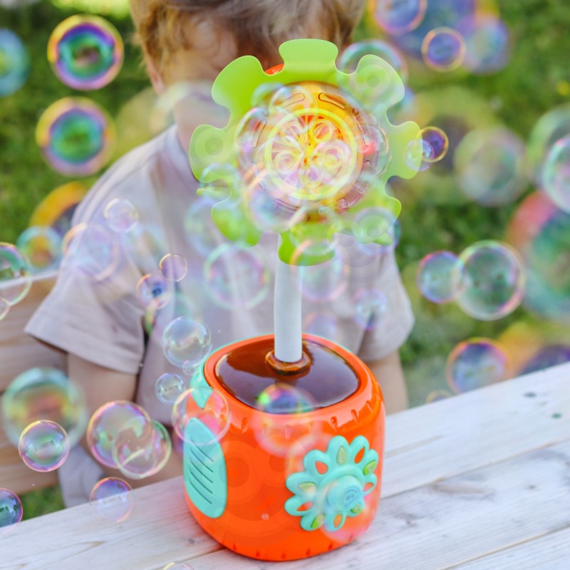 WOOPIE Interaktywny Słonecznik Maszyna do Baniek Mydlanych
