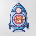 WOOPIE Hra so Šípkami na Suchý Zips – Terč Raketa