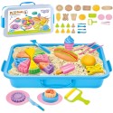 WOOPIE Veľká sada Kinetický piesok 1,2 kg Cukráreň v kufríku