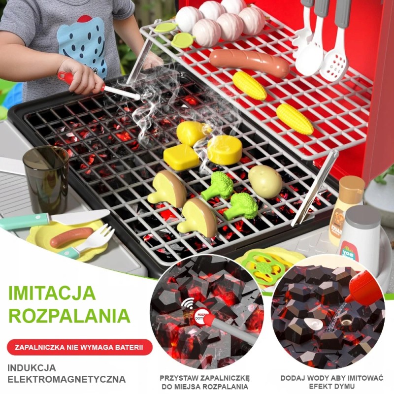 WOOPIE Barbecue Grill - Interaktívna Záhradná Kuchyňa XL 41 Dielov