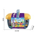 WOOPIE Kinetický Piesok - Sada v Košíku s Formičkami 0,8 Kg