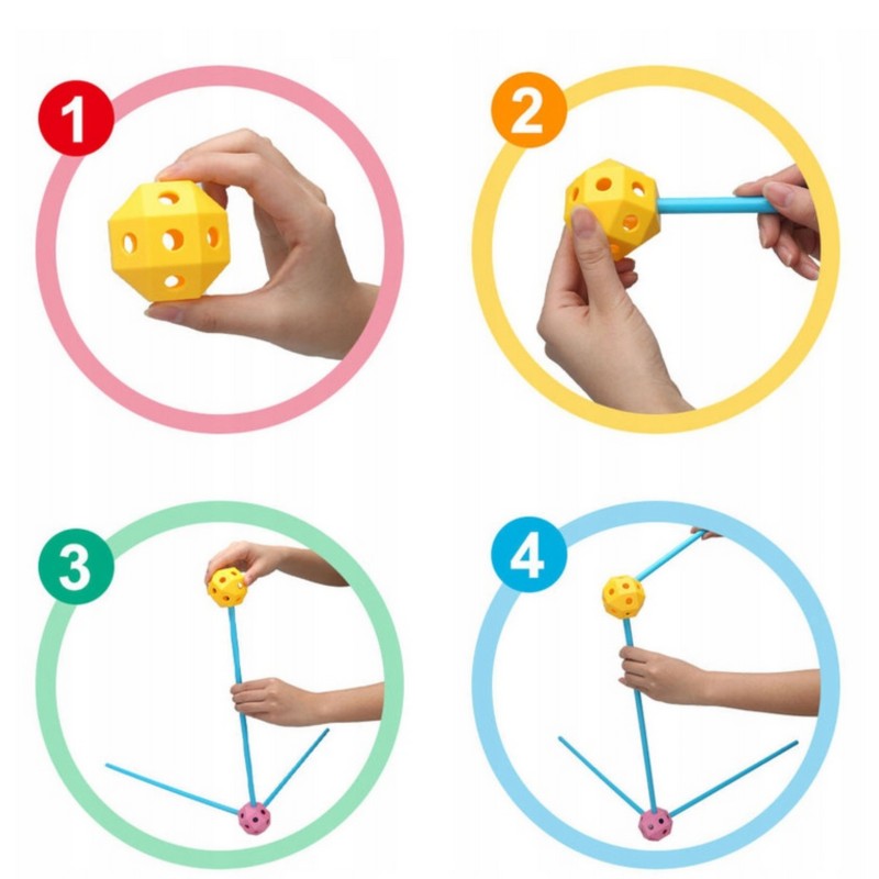 WOOPIE Konštrukčné Rúrky XXL 340 Ks.