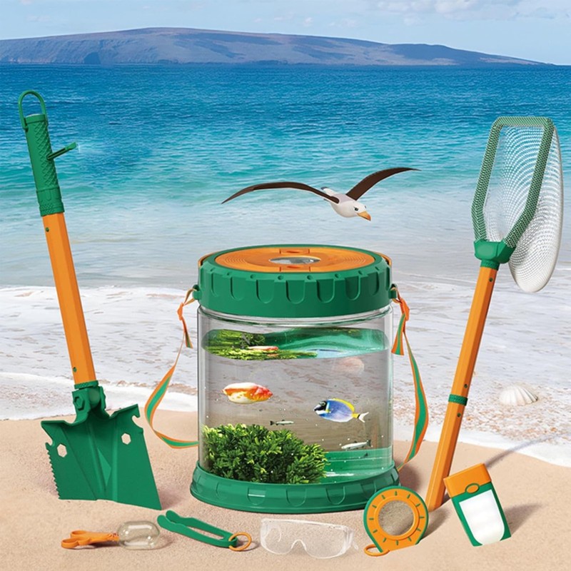 WOOPIE Sada pre Malých Prieskumníkov - Sieťka na Motýle a Nádoba na Ryby