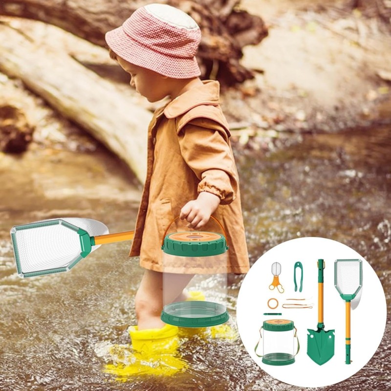 WOOPIE Sada pre Malých Prieskumníkov - Sieťka na Motýle a Nádoba na Ryby