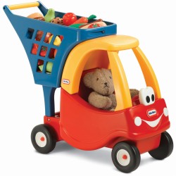 Little Tikes Nákupný vozík Cozy Coupe | Detský vozík na hranie a tlačenie