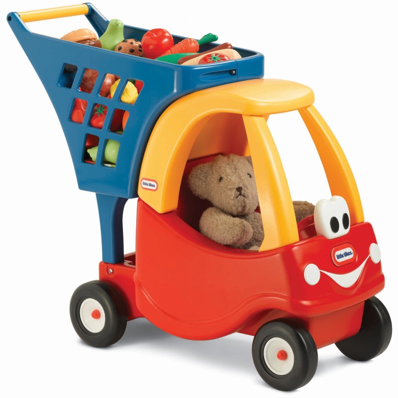 Little Tikes Nákupný vozík Cozy Coupe | Detský vozík na hranie a tlačenie