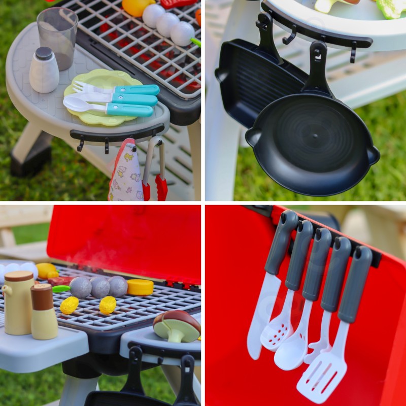 WOOPIE Barbecue Grill - Interaktívna Záhradná Kuchyňa XL 41 Dielov