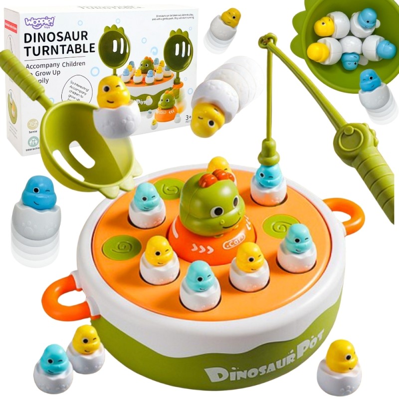 WOOPIE Zručnostná Hra na Chytanie Dinosaurov a Katapult 2v1