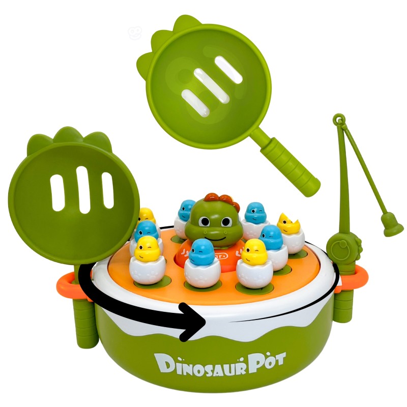 WOOPIE Zručnostná Hra na Chytanie Dinosaurov a Katapult 2v1