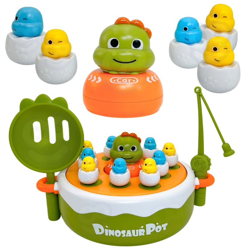 WOOPIE Zručnostná Hra na Chytanie Dinosaurov a Katapult 2v1