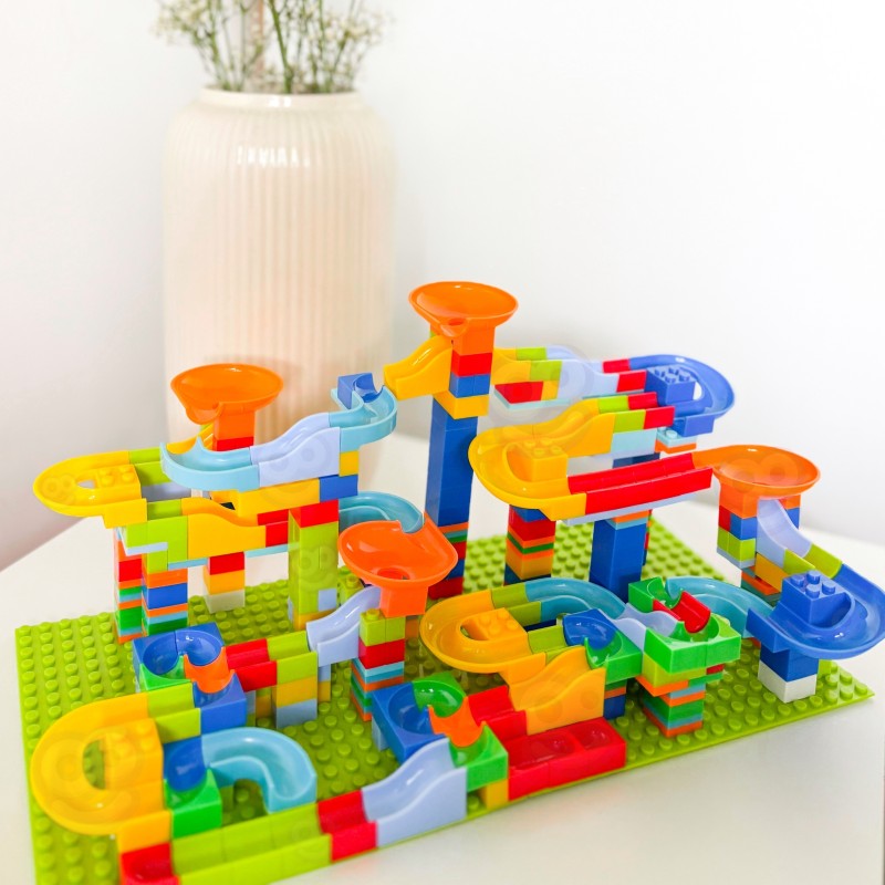 WOOPIE Farebná Guličková Dráha 340 Dielov