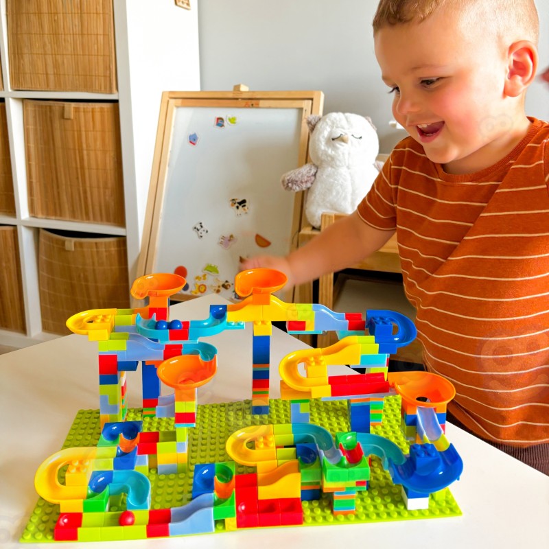 WOOPIE Farebná Guličková Dráha 340 Dielov