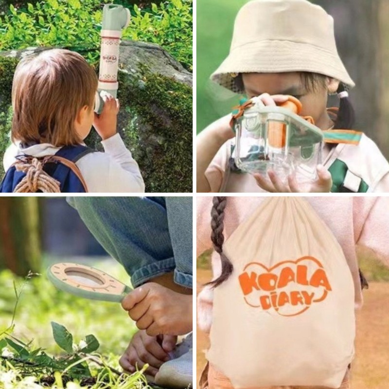 WOOPIE Sada pre Malého Prieskumníka - Ďalekohľad, Kompas a Sieťka na Motýle