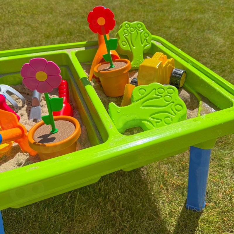 WOOPIE Stolik Wodny 2w1 Piaskownica 13 Akc.