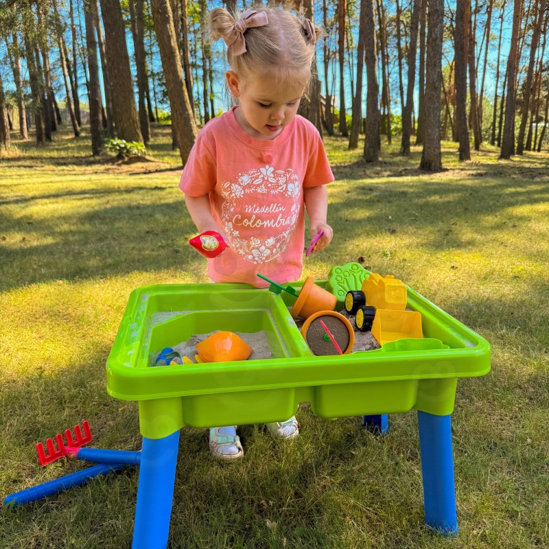 WOOPIE Stolik Wodny 2w1 Piaskownica 13 Akc.