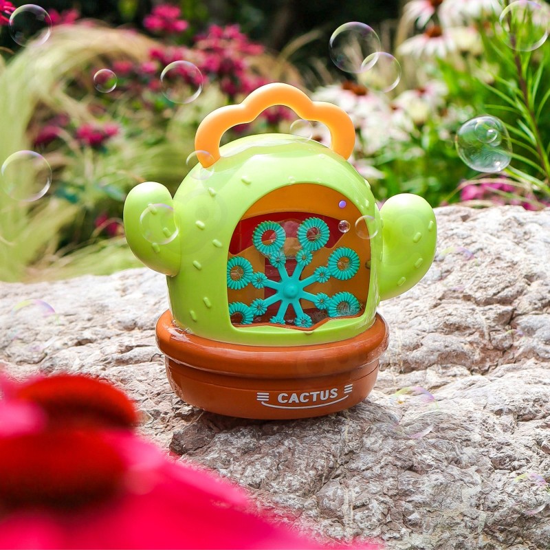 WOOPIE Elektronický Kaktus na Výrobu Bublín + Zvukové a Svetelné Efekty