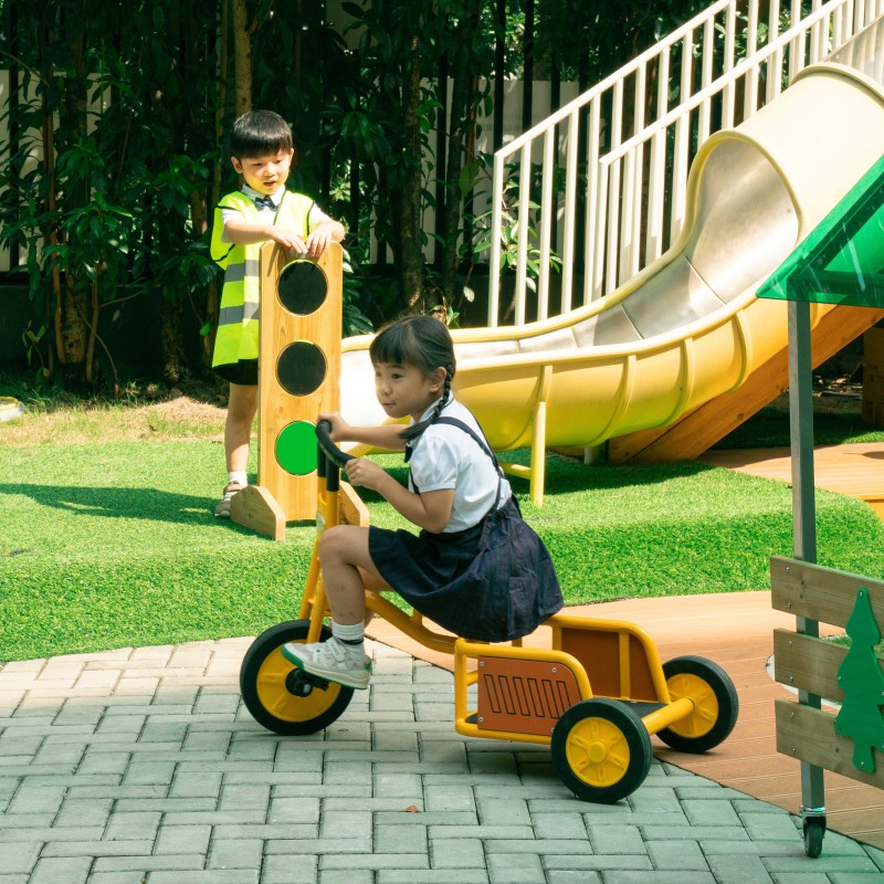 CLASSIC WORLD EDU Drevený Semafor XXL