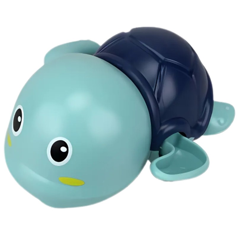Woopie Naťahovacia korytnačka do vane | Plávajúca hračka do vody Modrá