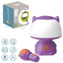 WOOPIE Multifunkčná RGB Lampa s Bluetooth Reproduktorom na Karaoke - Fialová