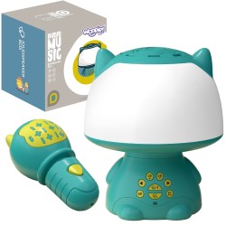 WOOPIE Multifunkčná RGB Lampa s Bluetooth Reproduktorom - Tyrkysová