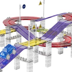 WOOPIE Magnetická Autodráha 137 Dielov + Auto