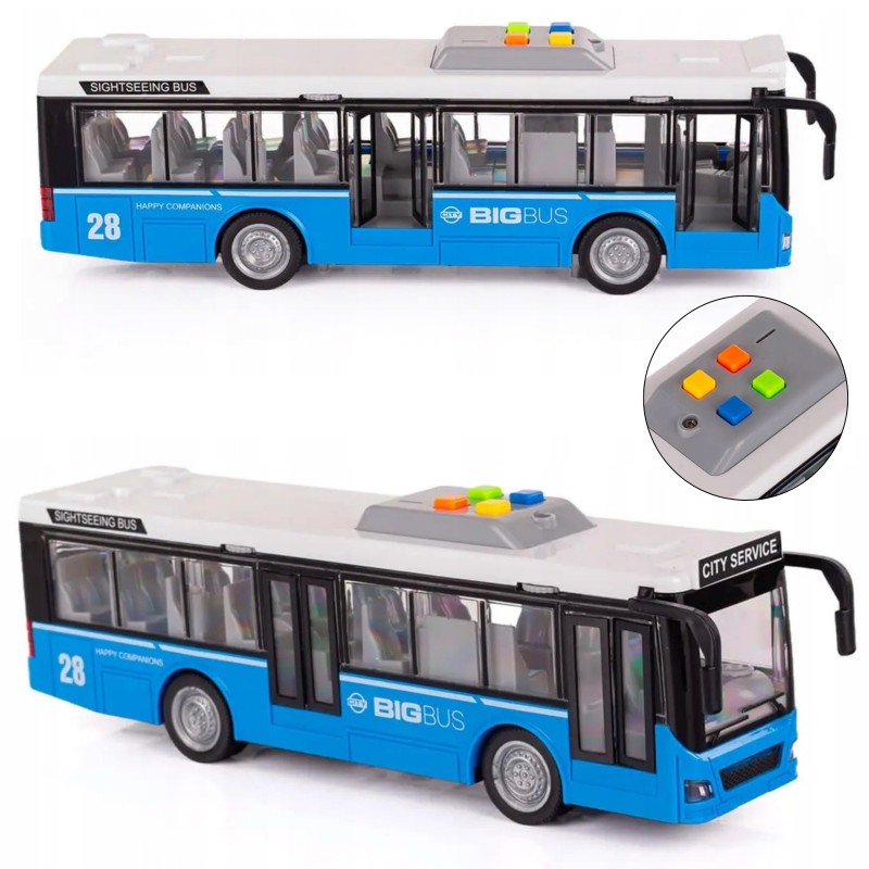 WOOPIE Interaktívny Elektrický Mestský Autobus 1:16