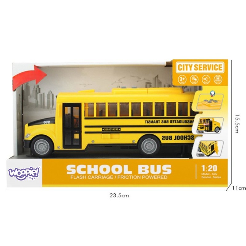 WOOPIE Interaktívny Školský Autobus 1:20