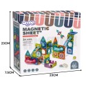 WOOPIE 3D Magnetická Stavebnica - Guličková Dráha 42ks.