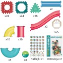 WOOPIE 3D Konštrukčná Magnetická Stavebnica - Guličková Dráha 128ks.