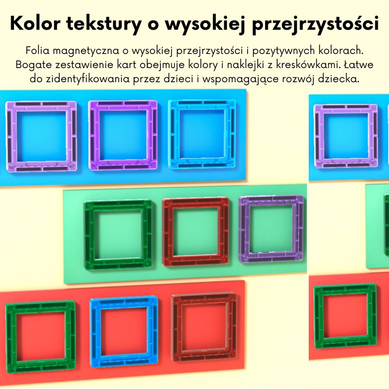 WOOPIE Magnetická stavebnica Učenie čísel | Edukatívna sada 70 ks