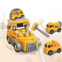 WOOPIE Hra Zatĺkačka s Kladivkom - Stavebné Vozidlo