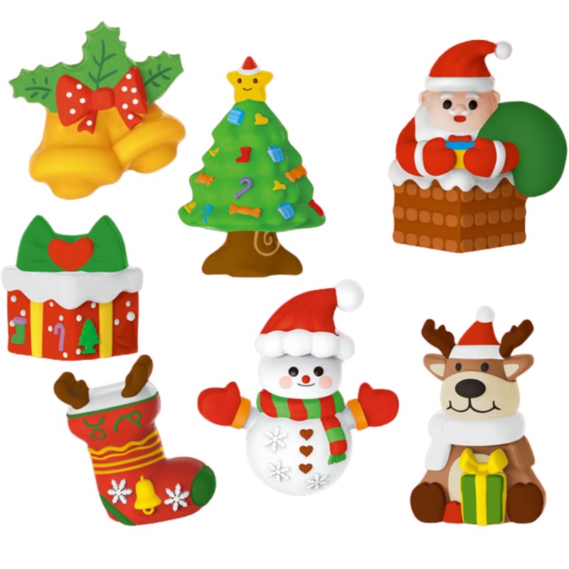 WOOPIE Kreatívna Sadrová Sada na Maľovanie - Vianoce