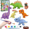WOOPIE Kreatívna Sadrová Sada na Maľovanie - Figúrky Dinosaurov