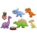 WOOPIE Kreatívna Sadrová Sada na Maľovanie - Figúrky Dinosaurov