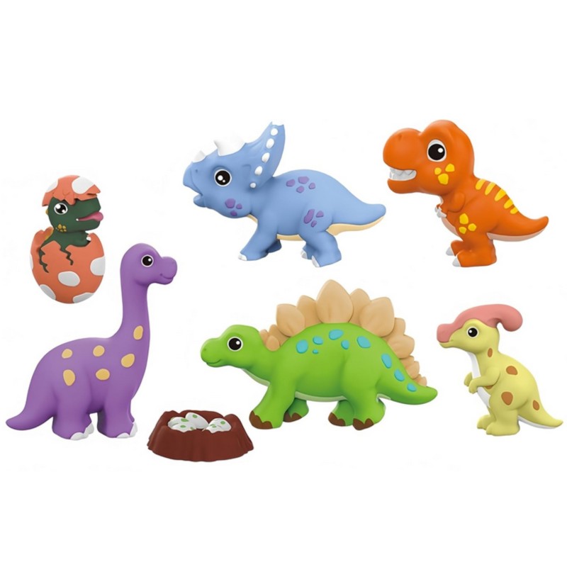 WOOPIE Kreatívna Sadrová Sada na Maľovanie - Figúrky Dinosaurov