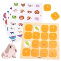 Viga Memory Pamäťová Hra s Obrázkami Montessori