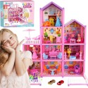 WOOPIE Mega Willa Domek dla Lalek LOVELY HOUSE 194 el.