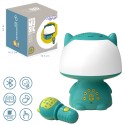 WOOPIE Multifunkčná RGB Lampa s Bluetooth Reproduktorom na Karaoke - Tyrkysová