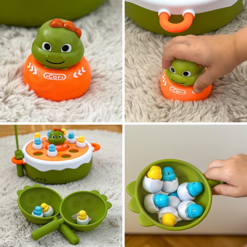 WOOPIE Zručnostná Hra na Chytanie Dinosaurov a Katapult 2v1