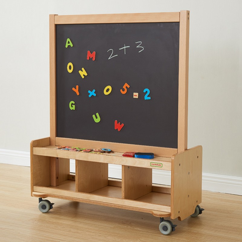 MASTERKIDZ Dwustronna Tablica Kredowa i Magnetyczna Do Pisania