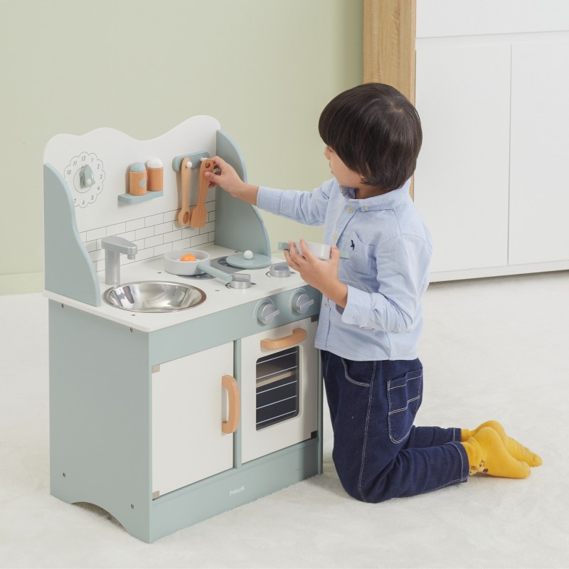 VIGA PolarB Drewniana Kuchnia z Akcesoriami Eco Green