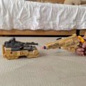 WOOPIE Zestaw 3w1 Robot Transformujący Czołg i Wyrzutnia na Strzałki Brązowy