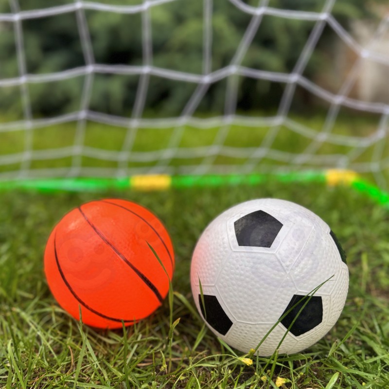 WOOPIE Zestaw 2w1 Koszykówka Bramka do Piłki Nożnej+ Piłki