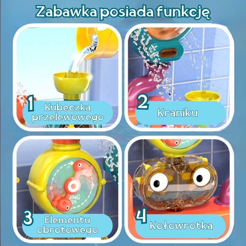 WOOPIE BABY Lieviky - Hračka na Kúpanie