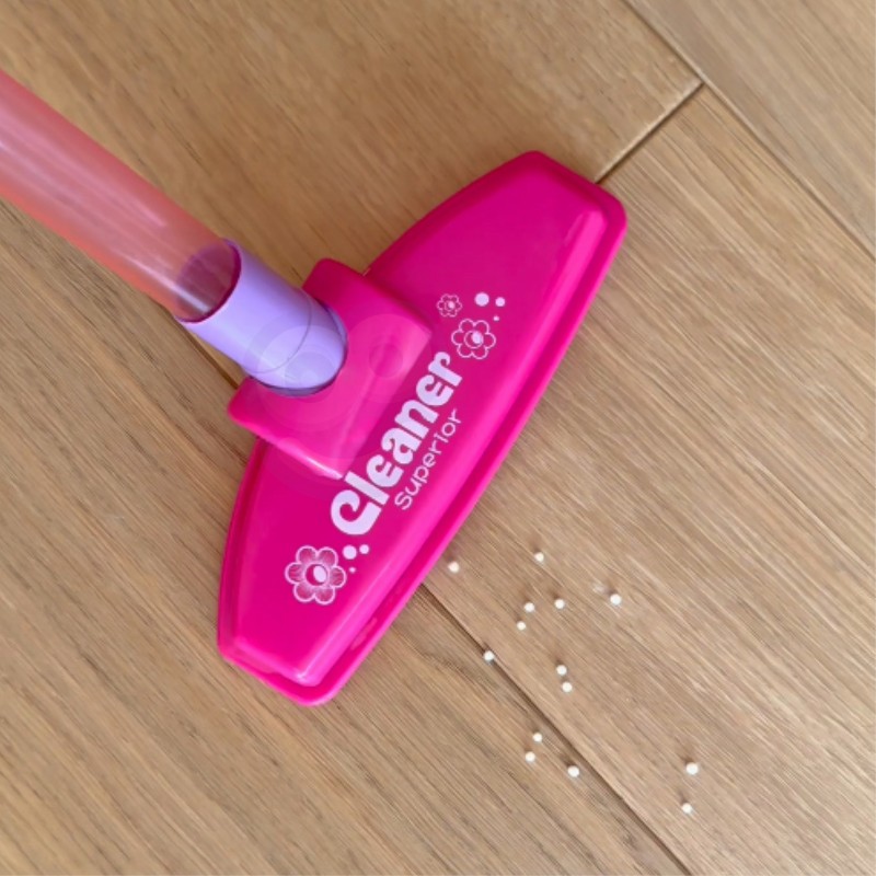 WOOPIE Odkurzacz dla Dzieci z Funkcją Wciągania Różowy