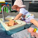 WOOPIE Zlewozmywak 2w1 Kuchnia Kran z Wodą Niebieski